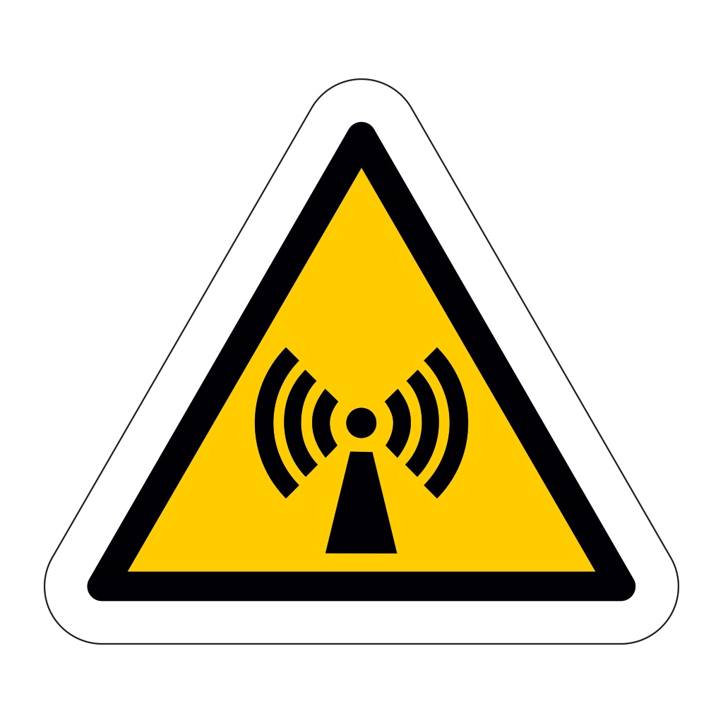 Non-ionising radiation symbol (Marine Sign)