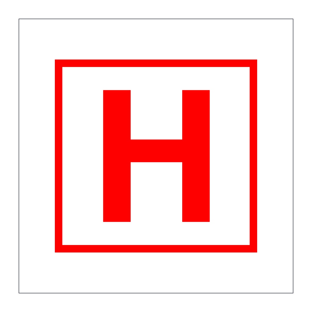 Helicopter equipment (Marine Sign)