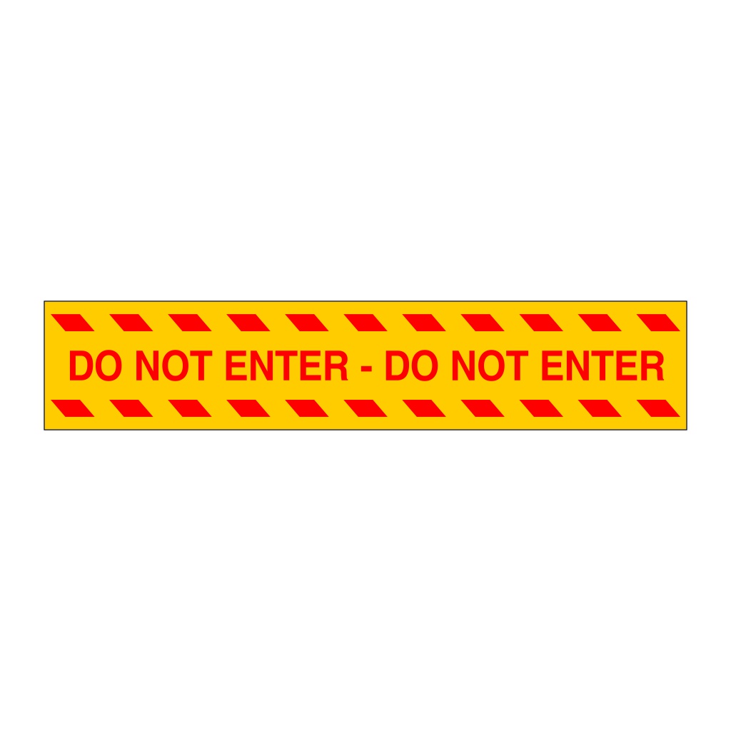 Do not enter (Marine Sign)