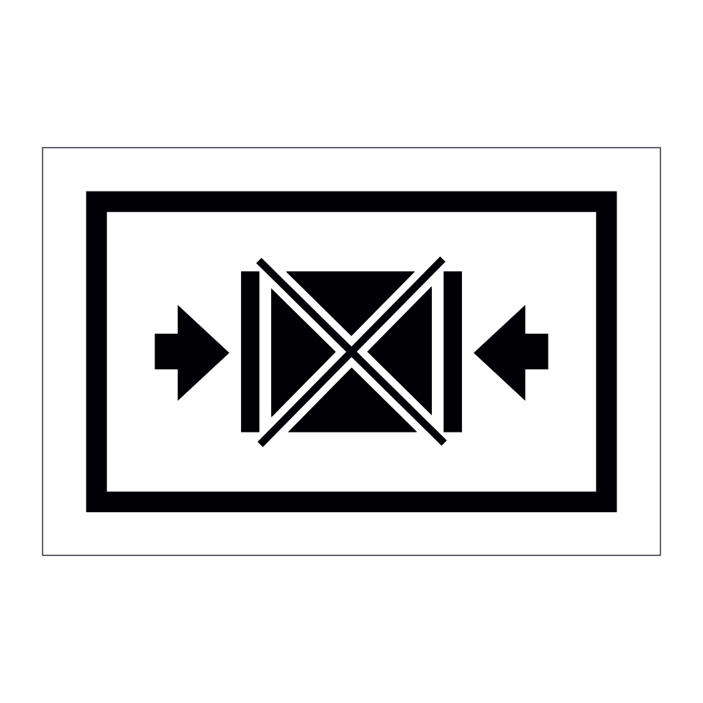 Do not clamp as indicated (Marine Sign)