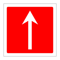 Fire arrow up sign