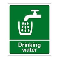 Drinking Water sign