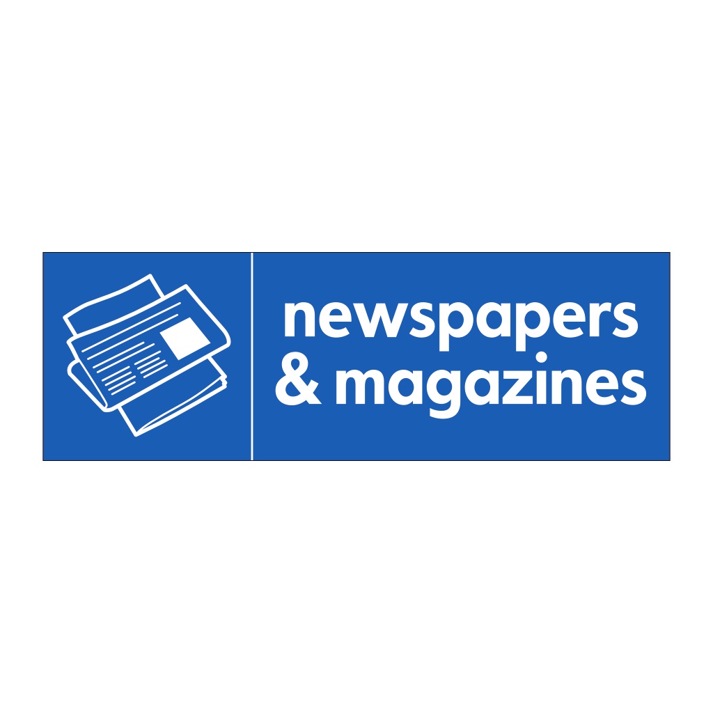 Newspaper & magazines with icon