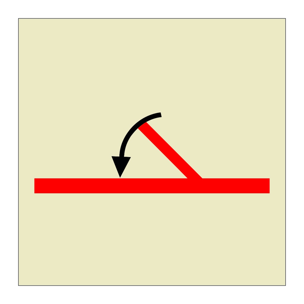 A Class hinged self closing fire door (Marine Sign)