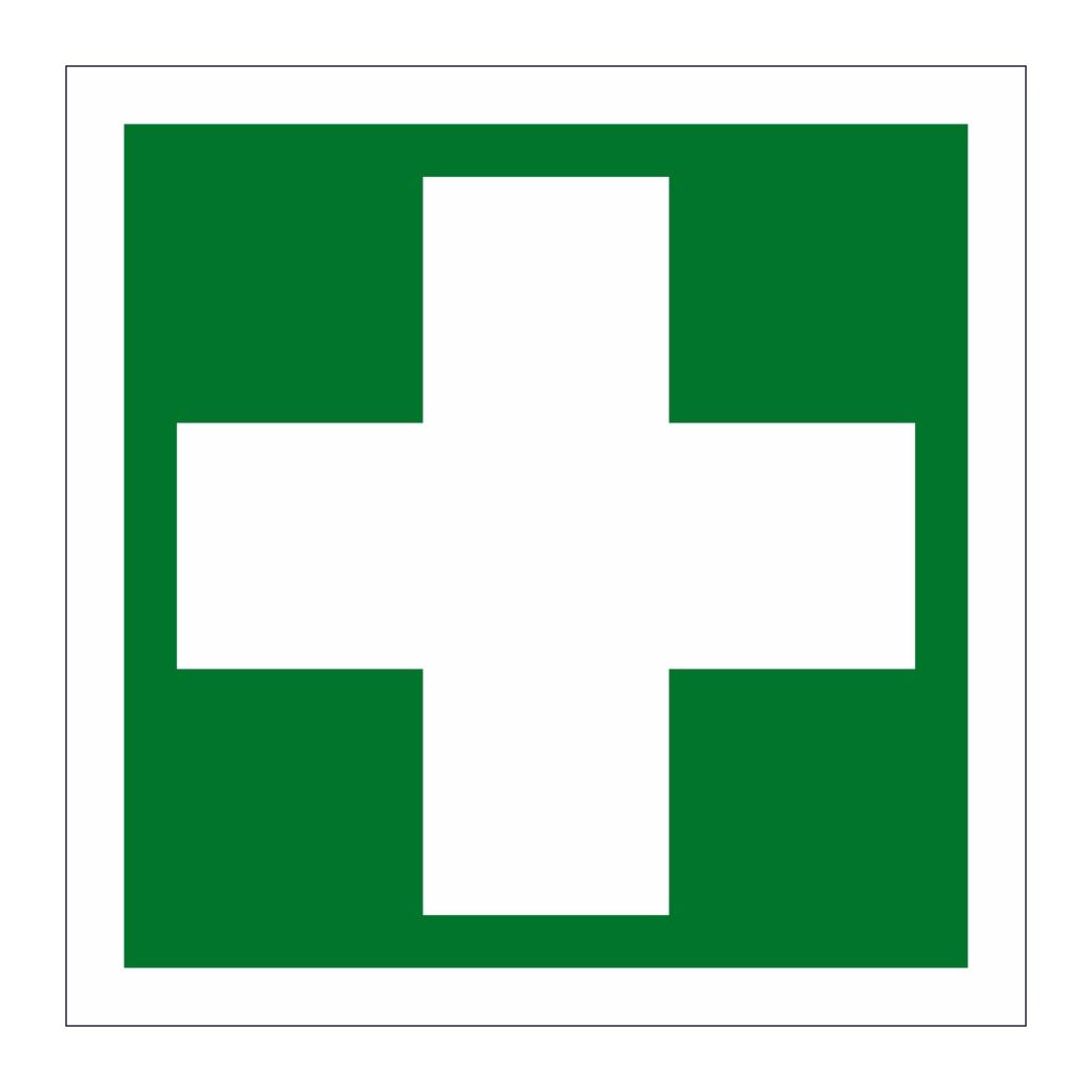 First Aid symbol sign