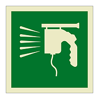 Aldis lamp symbol sign (Marine Sign)