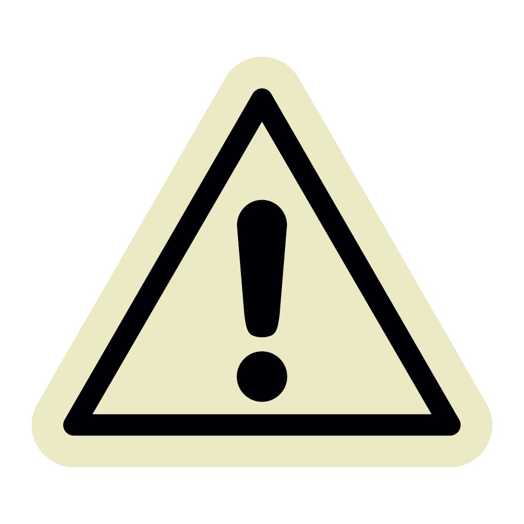 Warning symbol (Marine Sign)