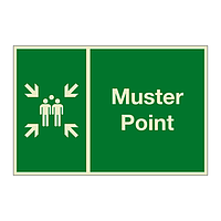 Muster point sign