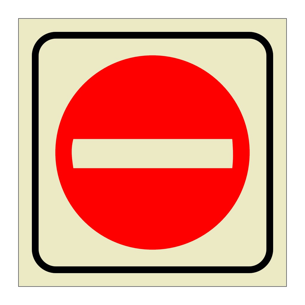 No entry No trespassing (Marine Sign)