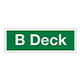 B Deck (Marine Sign)