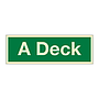 A Deck (Marine Sign)