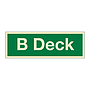 B Deck (Marine Sign)