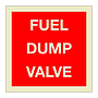 Fuel dump valve (Marine Sign)